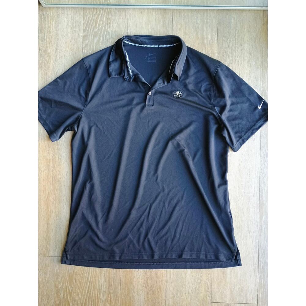 Nike University of Colorado Boulder CU Buffalos golf polo performance shirt XL